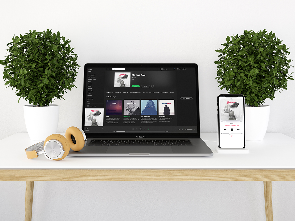 Modern iPhone X and Macbook Pro Mockup Vol.2 by Anthony Boyd Graphics